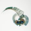Unique Vintage 1920s Peacock Feather Hair Clip D83F.jpg