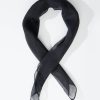 Unique Vintage 1950s Black Chiffon Hair Scarf 3074.jpg